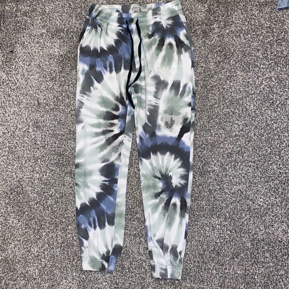 Small tie dye NOBO sweatpants
